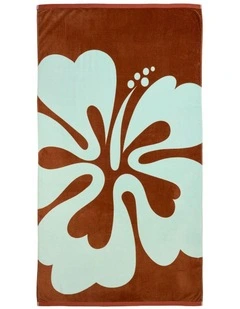 Hibiscus Dream Beach Towel In Multi