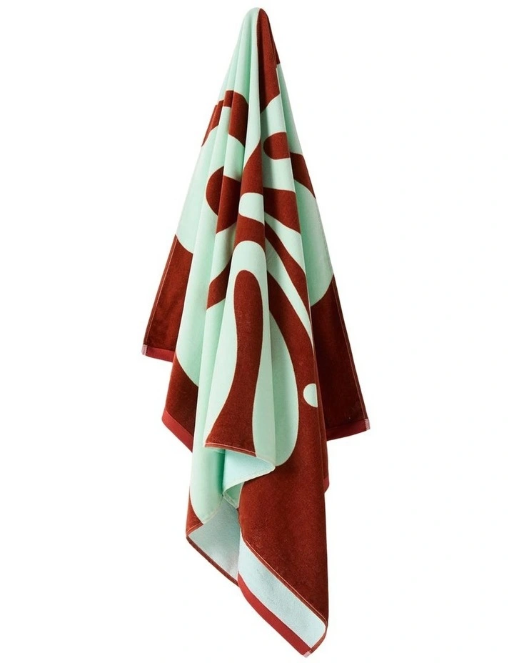 Hibiscus Dream Beach Towel In Multi image 2