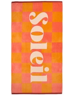 Soleil Beach Towel In Multi