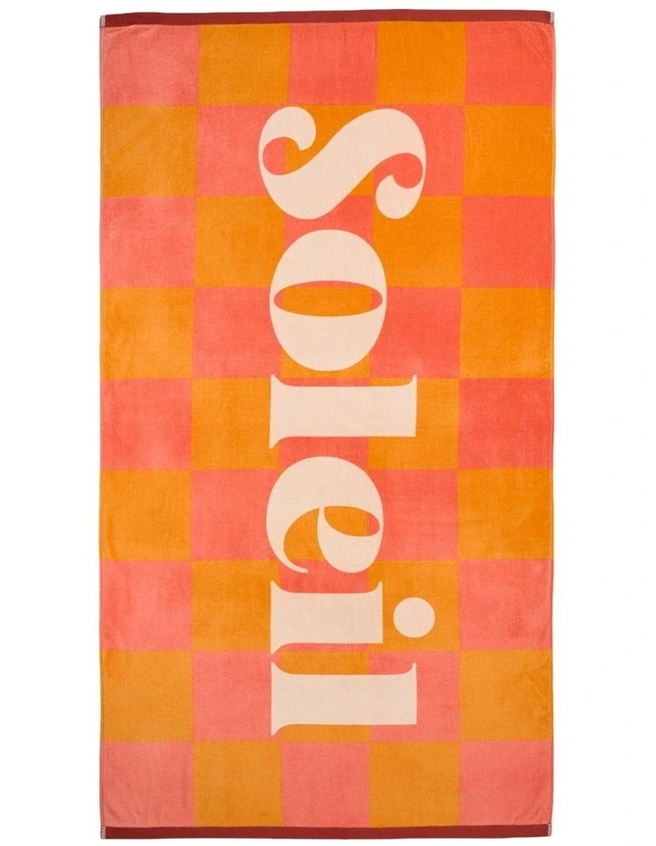 Soleil Beach Towel In Multi image 1