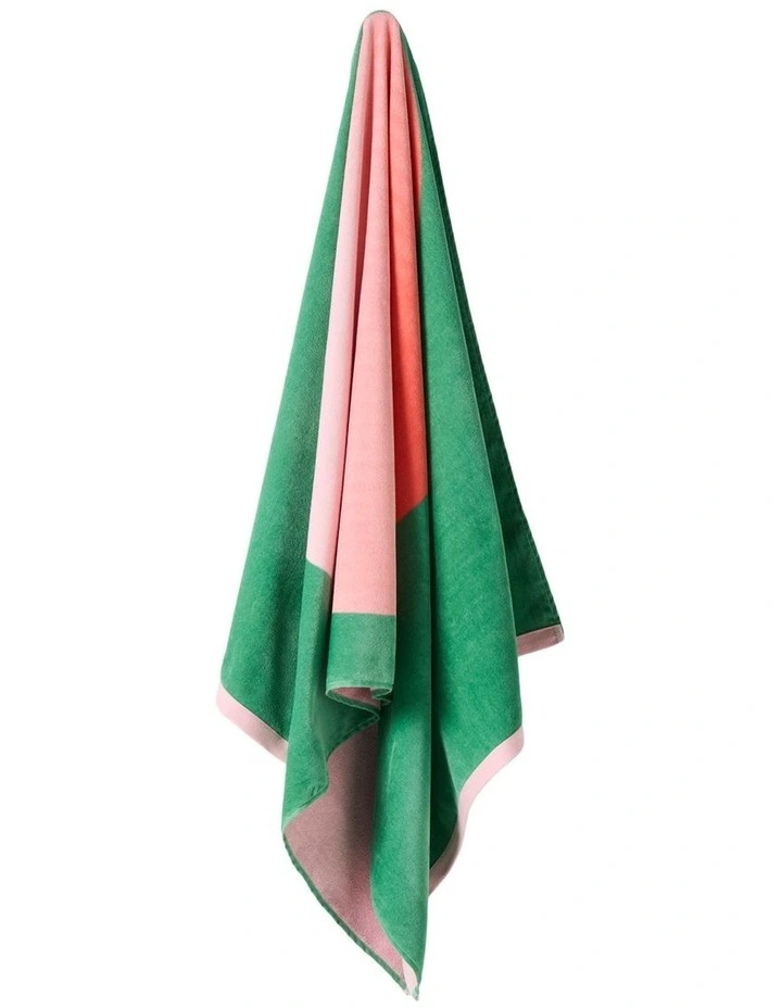 Summer Sunset Beach Towel In Multi image 2