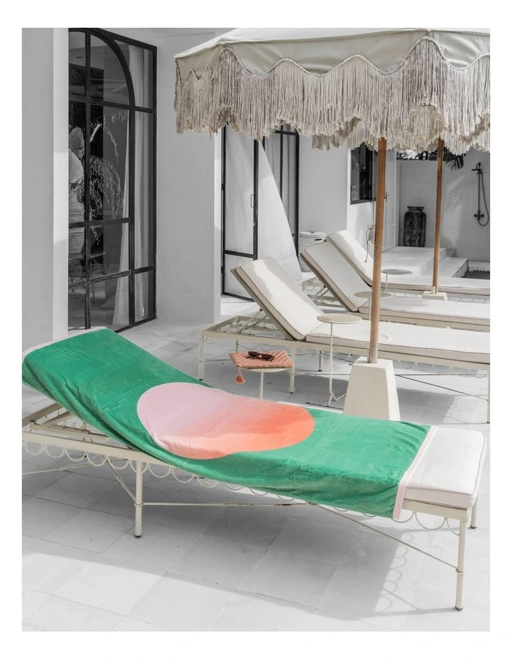 Summer Sunset Beach Towel In Multi image 3