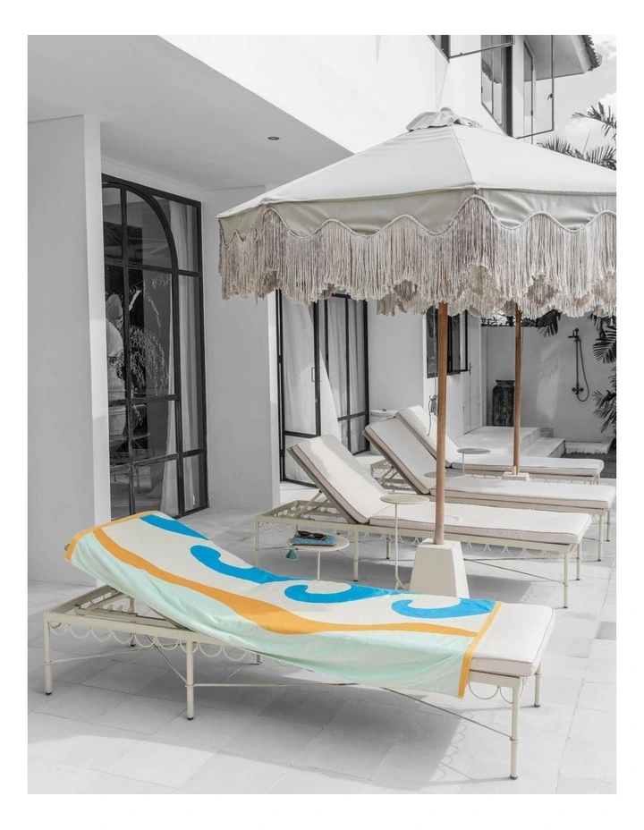 Big Wave Beach Towel In Multi image 3
