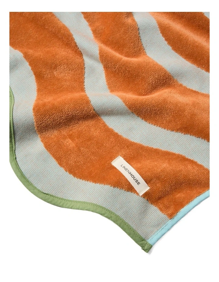 Echo Beach Towel In Melon image 2