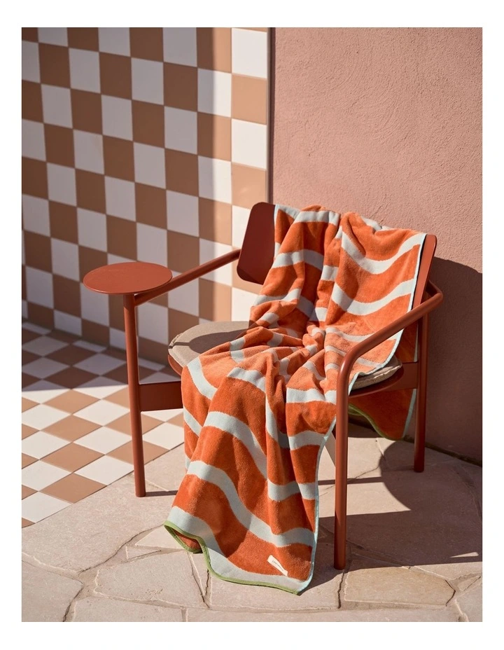 Echo Beach Towel In Melon image 3