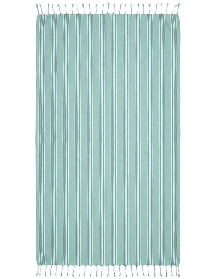 Terrigal Hammam Towel In Lagoon image 1