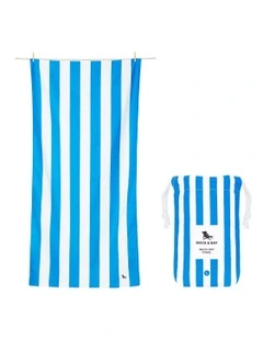 Cabana Beach Towel In Bondi Blue