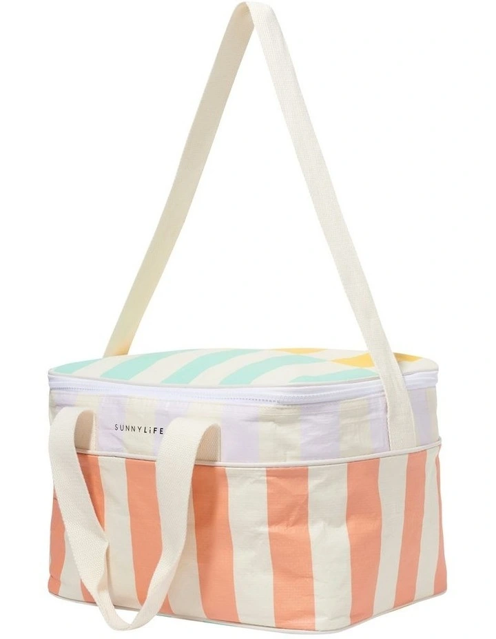 Le Weekend Light Cooler Bag in Multi image 4