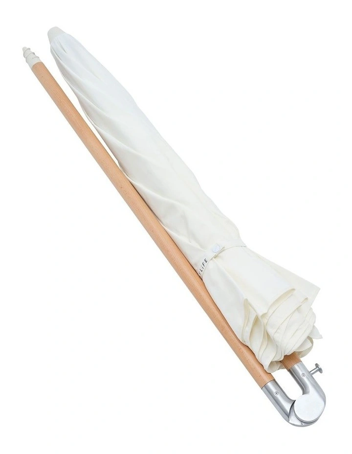 Luxe Beach Umbrella in Cream image 3