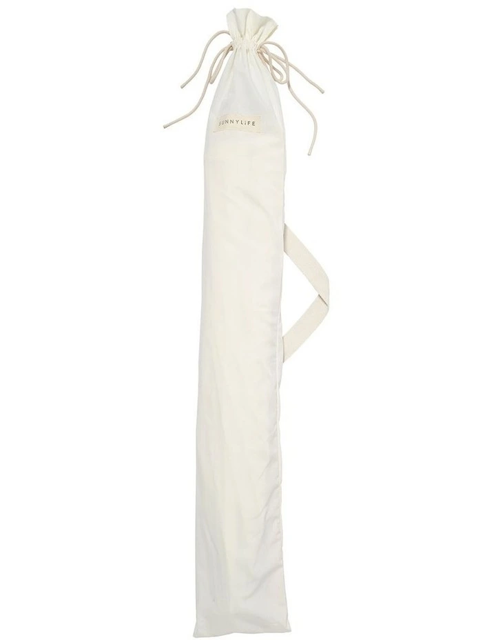 Luxe Beach Umbrella in Cream image 4