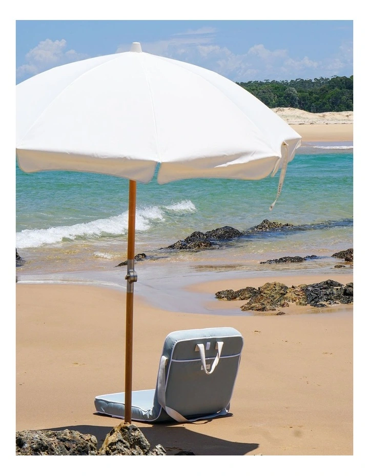 Luxe Beach Umbrella in Cream image 6
