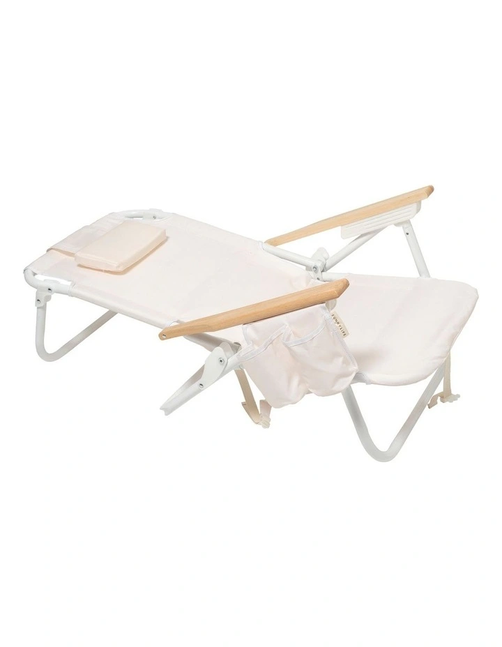 Deluxe Beach Chair in Cream image 4