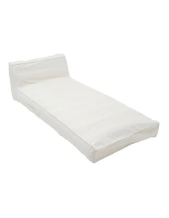 Luxe Lie-On Lounger Casa Blanca in Cream