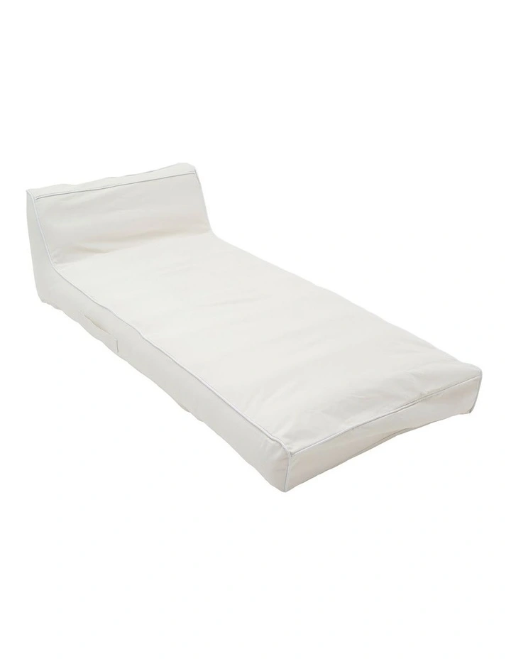 Luxe Lie-On Lounger Casa Blanca in Cream image 1