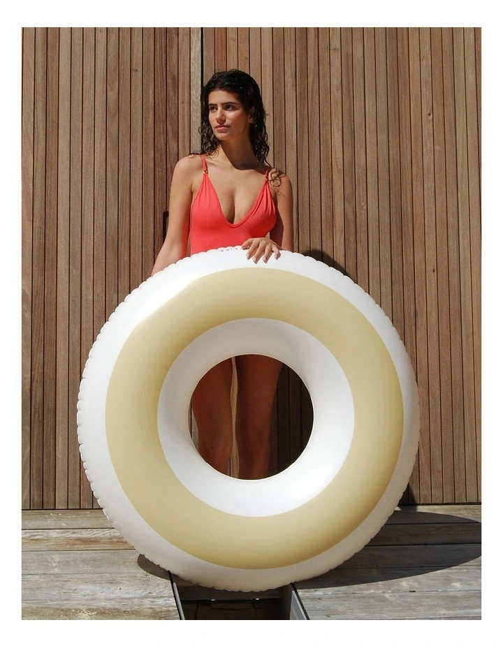 Tube Pool Ring in Butter image 2