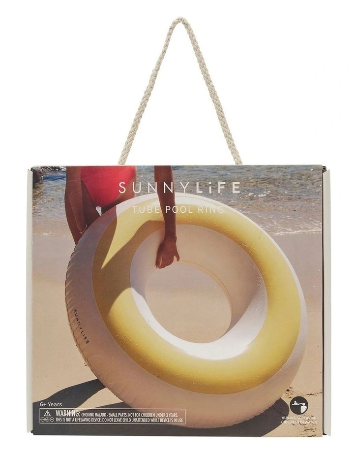 Tube Pool Ring in Butter image 3
