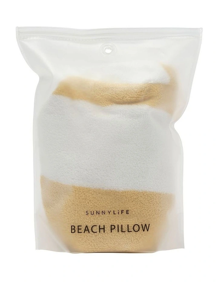 Inflatable Beach Pillow in Butternut image 3