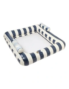 Deluxe Twin Hammock Le Weekend Inflatable in Navy/White