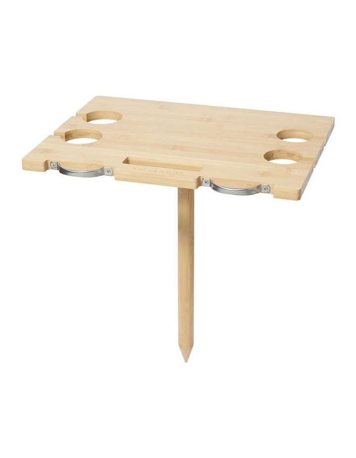 Le Weekend Portable Picnic Table in Natural image 1