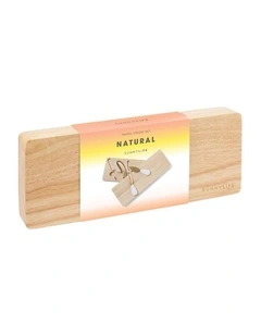 Le Weekend Travel Cheese Board Set in Natural