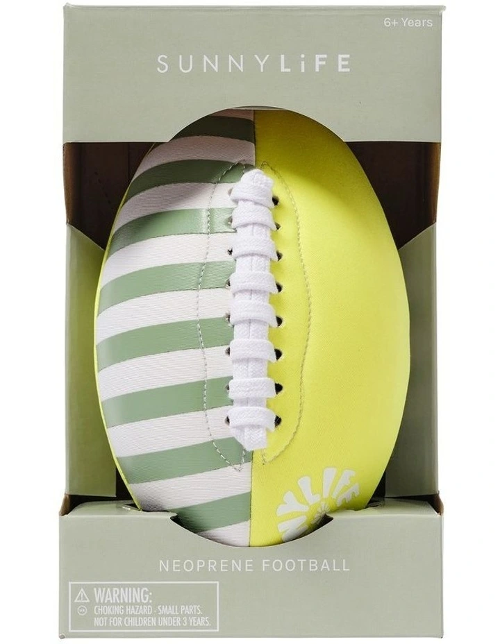 Neoprene Football Tides Out Citrus image 3