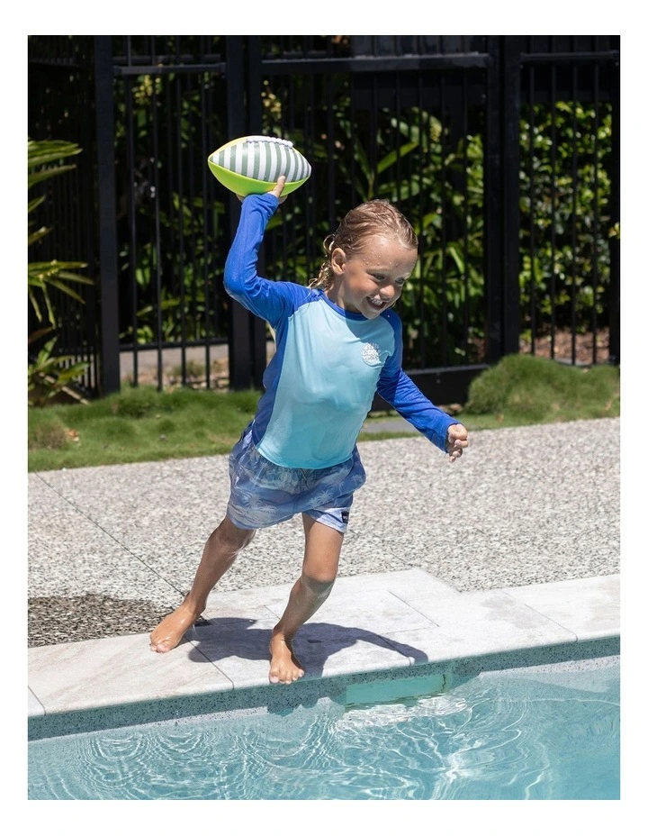 Neoprene Football Tides Out Citrus image 5