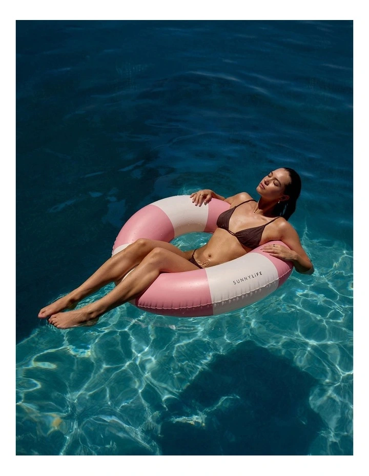 Slim Tube Pool Ring in Blush Pink image 2