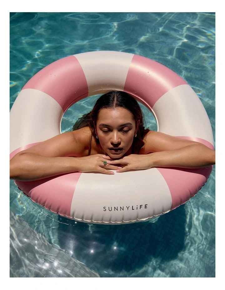 Slim Tube Pool Ring in Blush Pink image 5