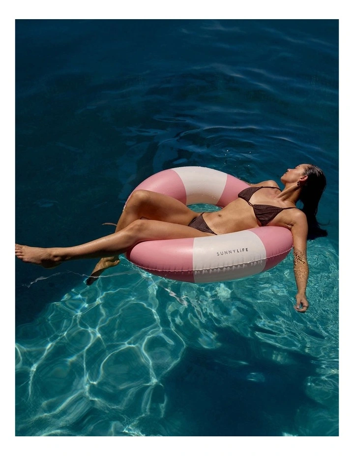Slim Tube Pool Ring in Blush Pink image 7