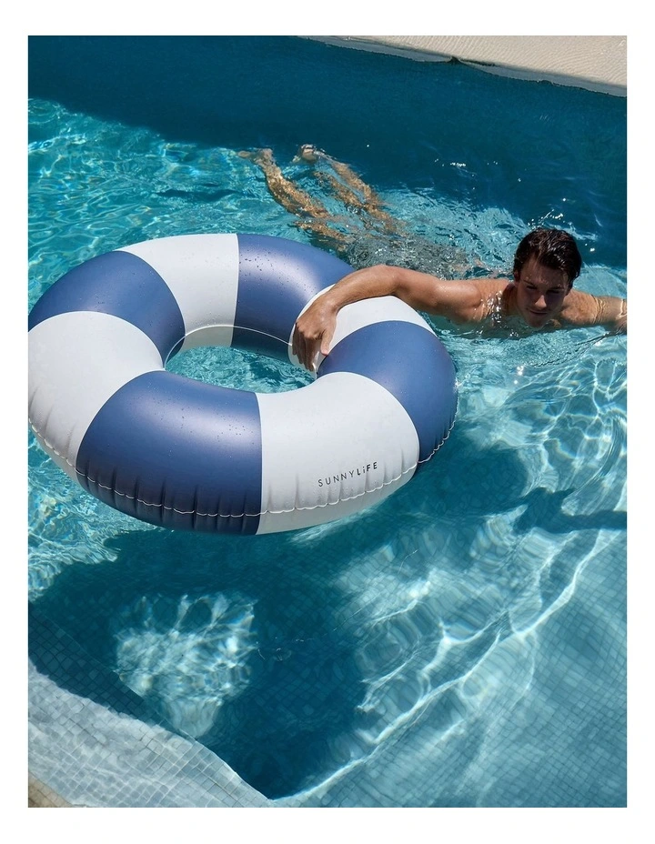 Tube Pool Ring in Navy image 2