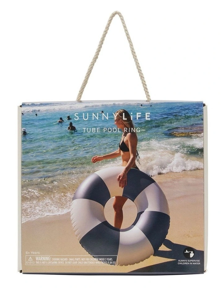 Tube Pool Ring in Navy image 3