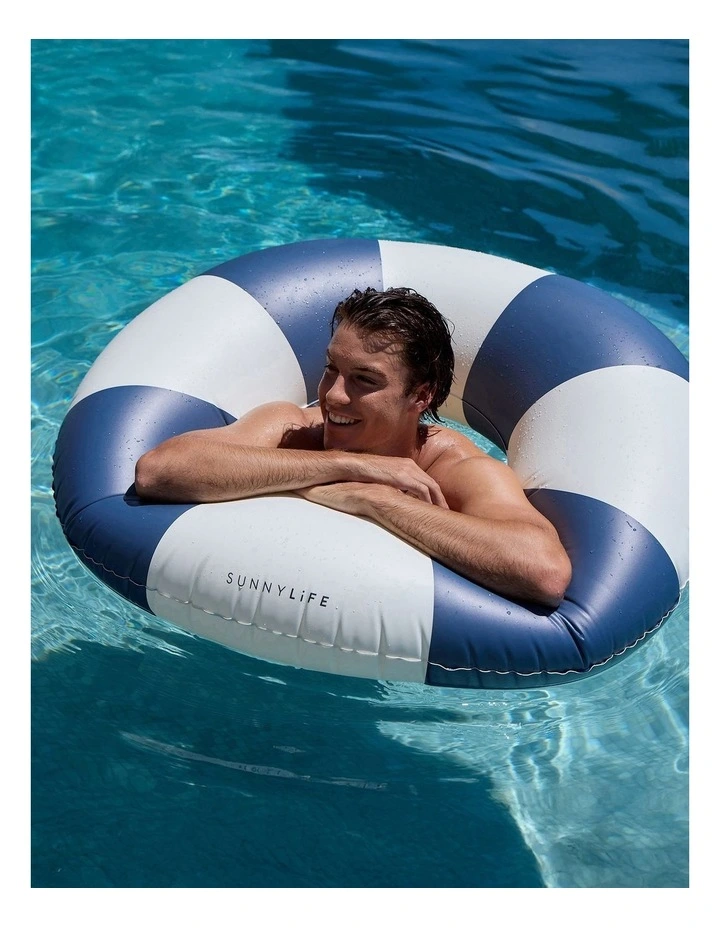 Tube Pool Ring in Navy image 6