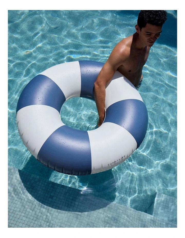Tube Pool Ring in Navy image 7