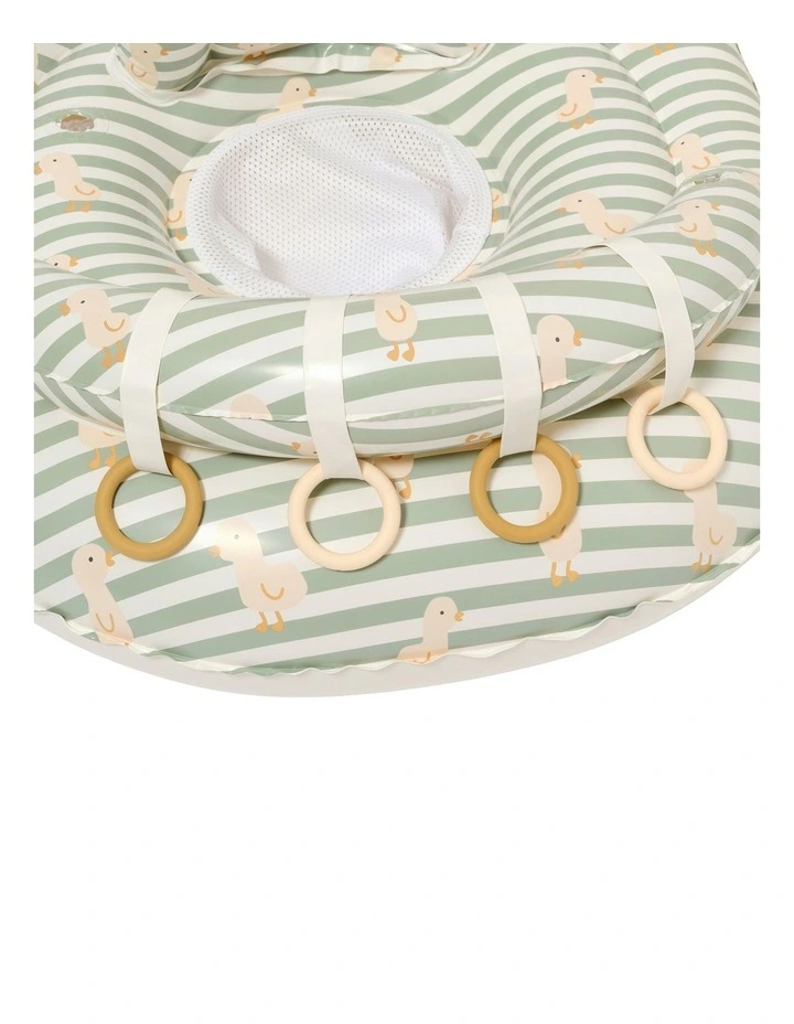 Interactive Baby Float Duck in Sage image 4