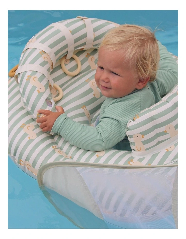 Interactive Baby Float Duck in Sage image 7