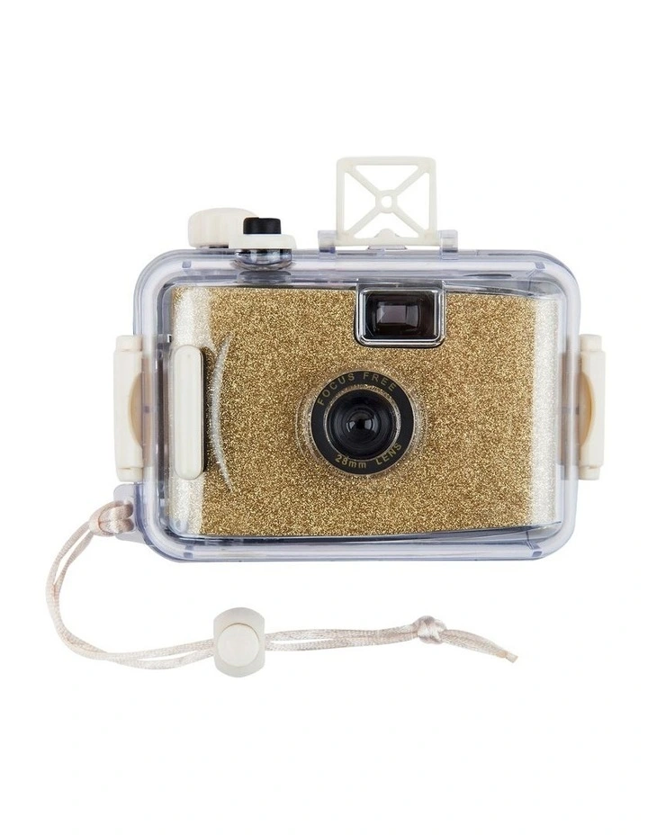 Underwater Camera Glitter in Gold image 1