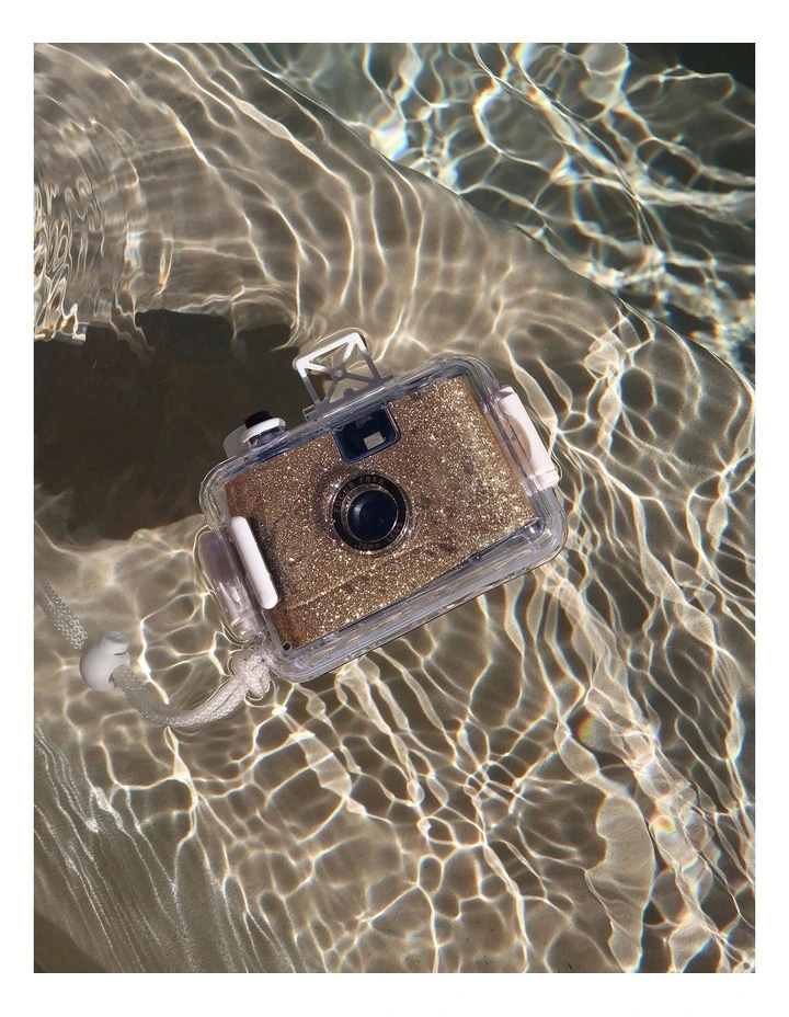 Underwater Camera Glitter in Gold image 2