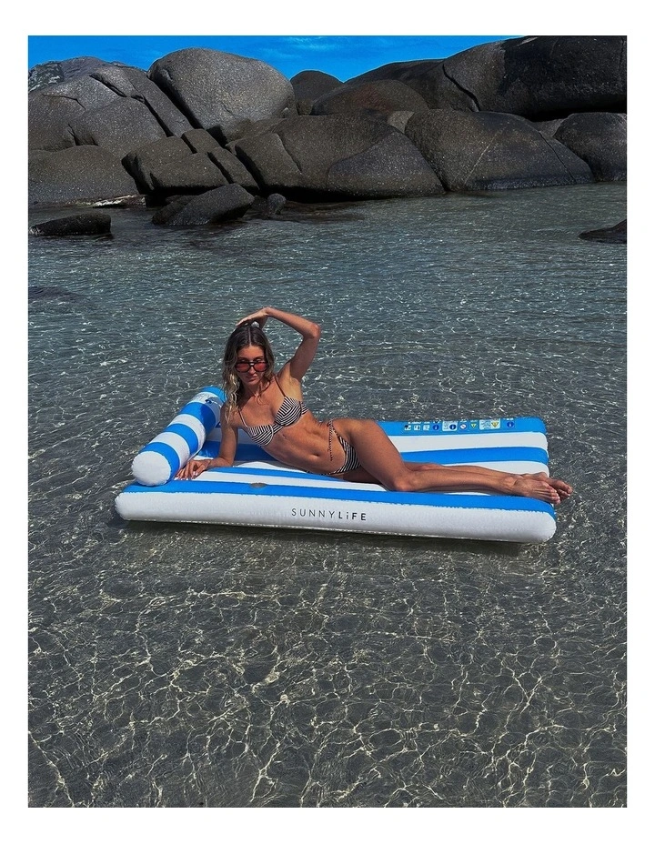 Luxe Lilo in Blue Stripe image 2