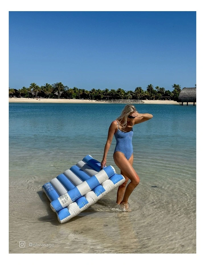 Luxe Lilo in Blue Stripe image 5