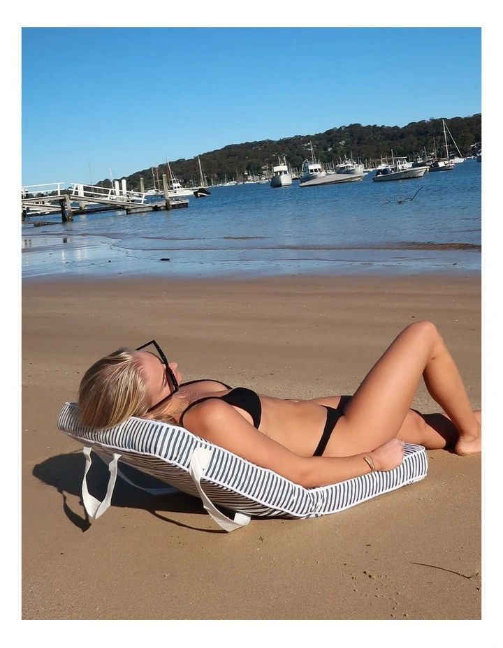 Take Anywhere Resort Stripe Beach Chair in Multi image 6