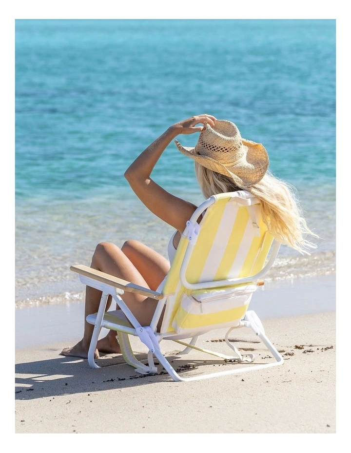 Deluxe Beach Chair La Mer Limon Stripe image 2