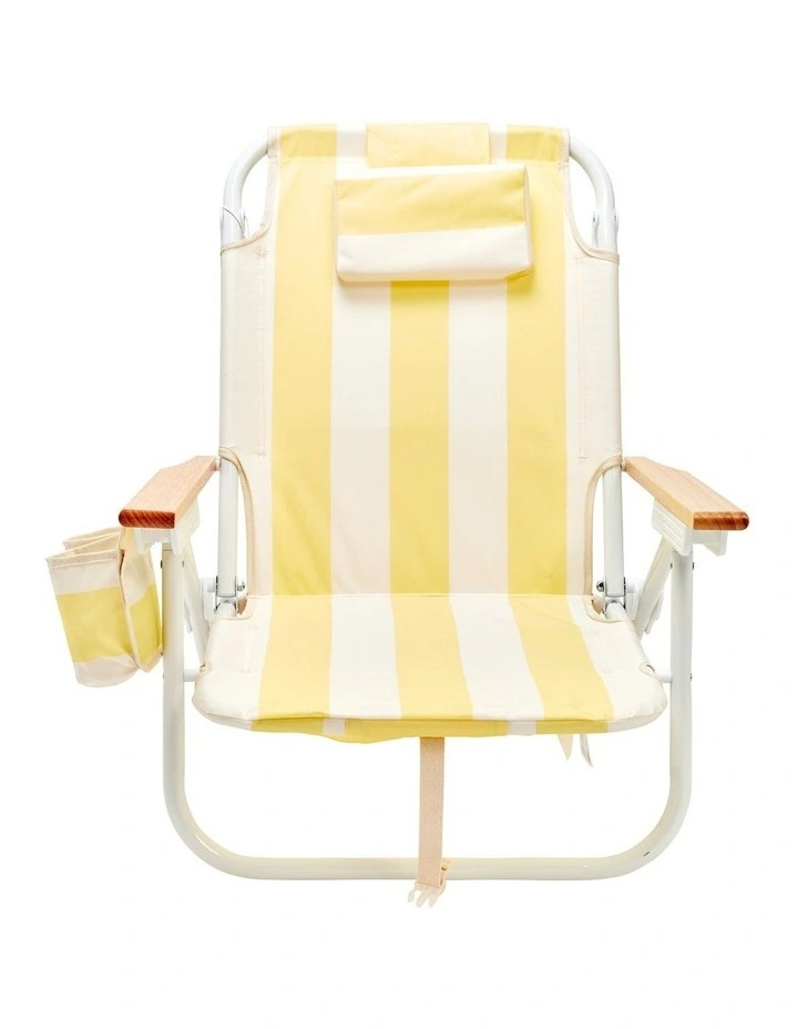 Deluxe Beach Chair La Mer Limon Stripe image 3