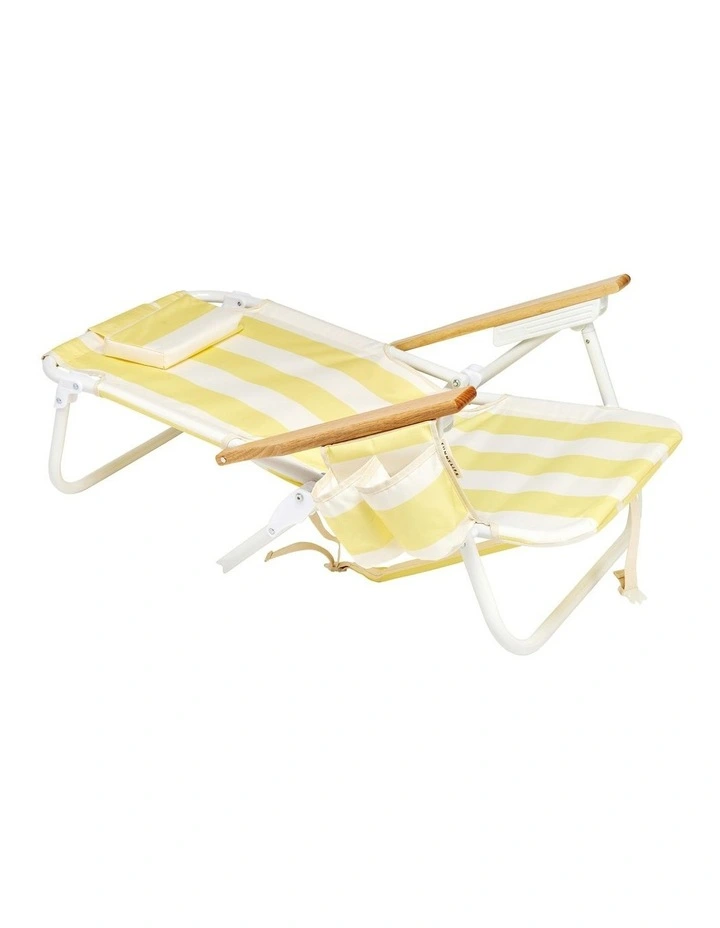 Deluxe Beach Chair La Mer Limon Stripe image 4