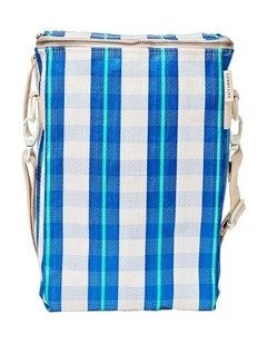 Recycled Nylon Drinks Cooler Bag La Mer Blue Neon