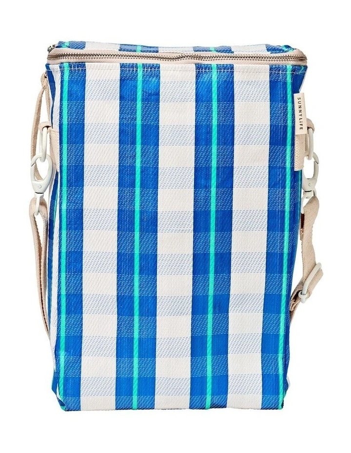 Recycled Nylon Drinks Cooler Bag La Mer Blue Neon image 1