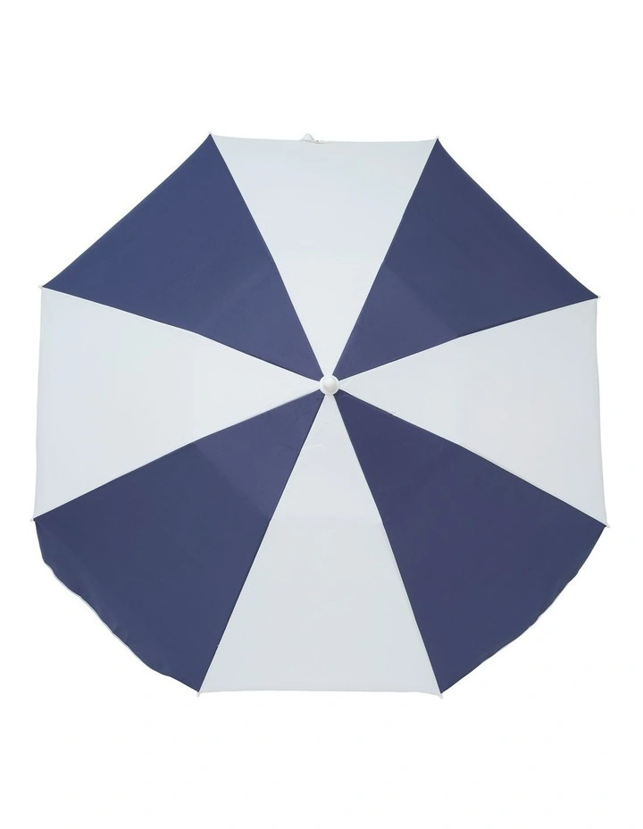 Compact Beach Umbrella Marine image 1