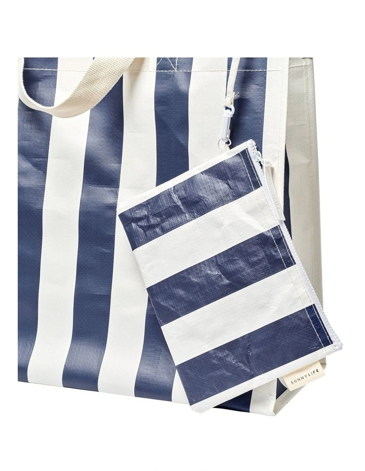 Carryall Beach Bag Marine Stripe image 4
