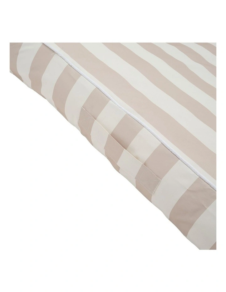 Luxe Lie-On Lounger Oyster Stripe image 5