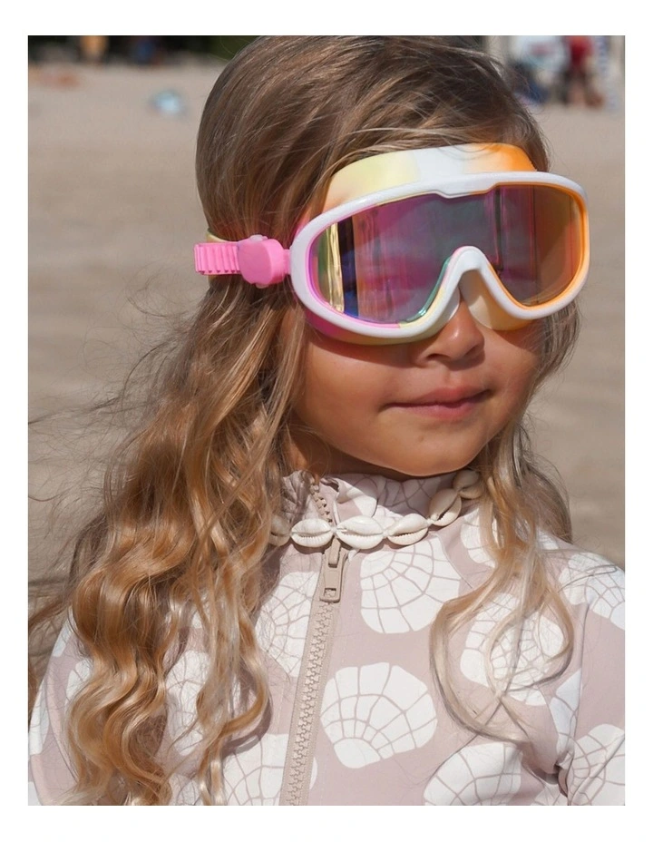 Kids Swim Mask Poppy the Peach Multi image 2