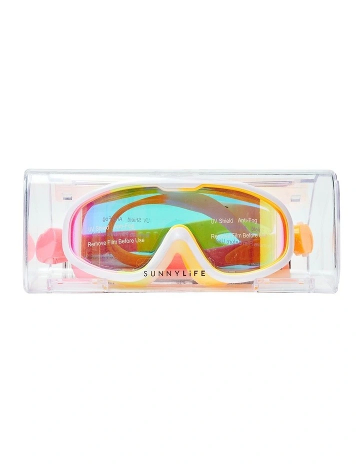 Kids Swim Mask Poppy the Peach Multi image 3